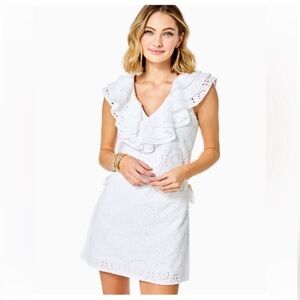 Lilly Pulitzer Dress 00 Emiline Resort White